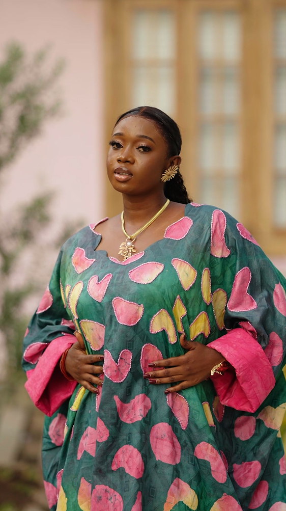 Ivie Adire Kaftan