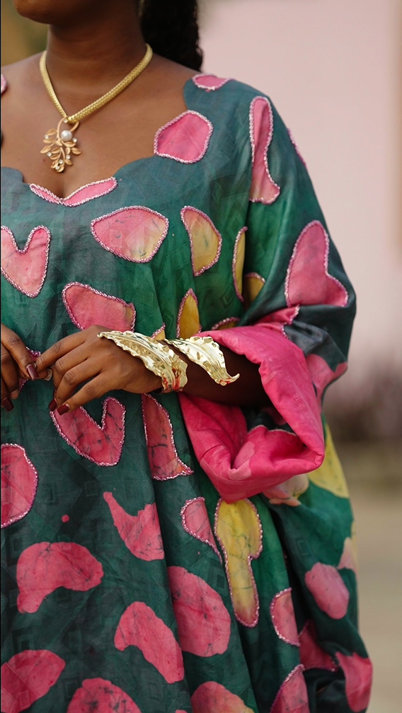 Ivie Adire Kaftan